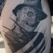 Black and Gray Freddy Portrait Tattoo Tattoo Design Thumbnail